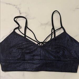 ALO Yoga Midnight Blue Strappy Bralette